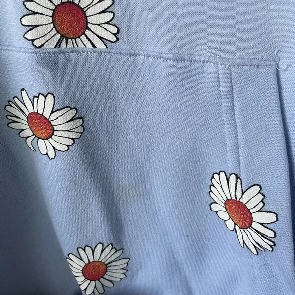 Nike Floral Hoodie blue and white size men’s XL - Picture 5 of 5